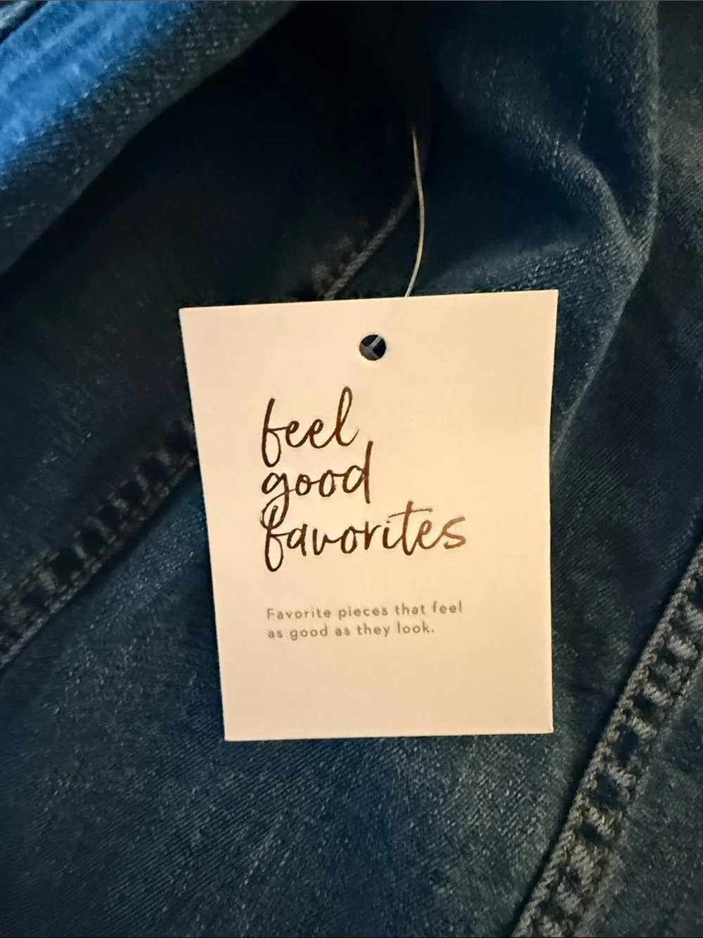 LC Lauren Conrad Medium Blue Denim Jean Jacket - Picture 15 of 15